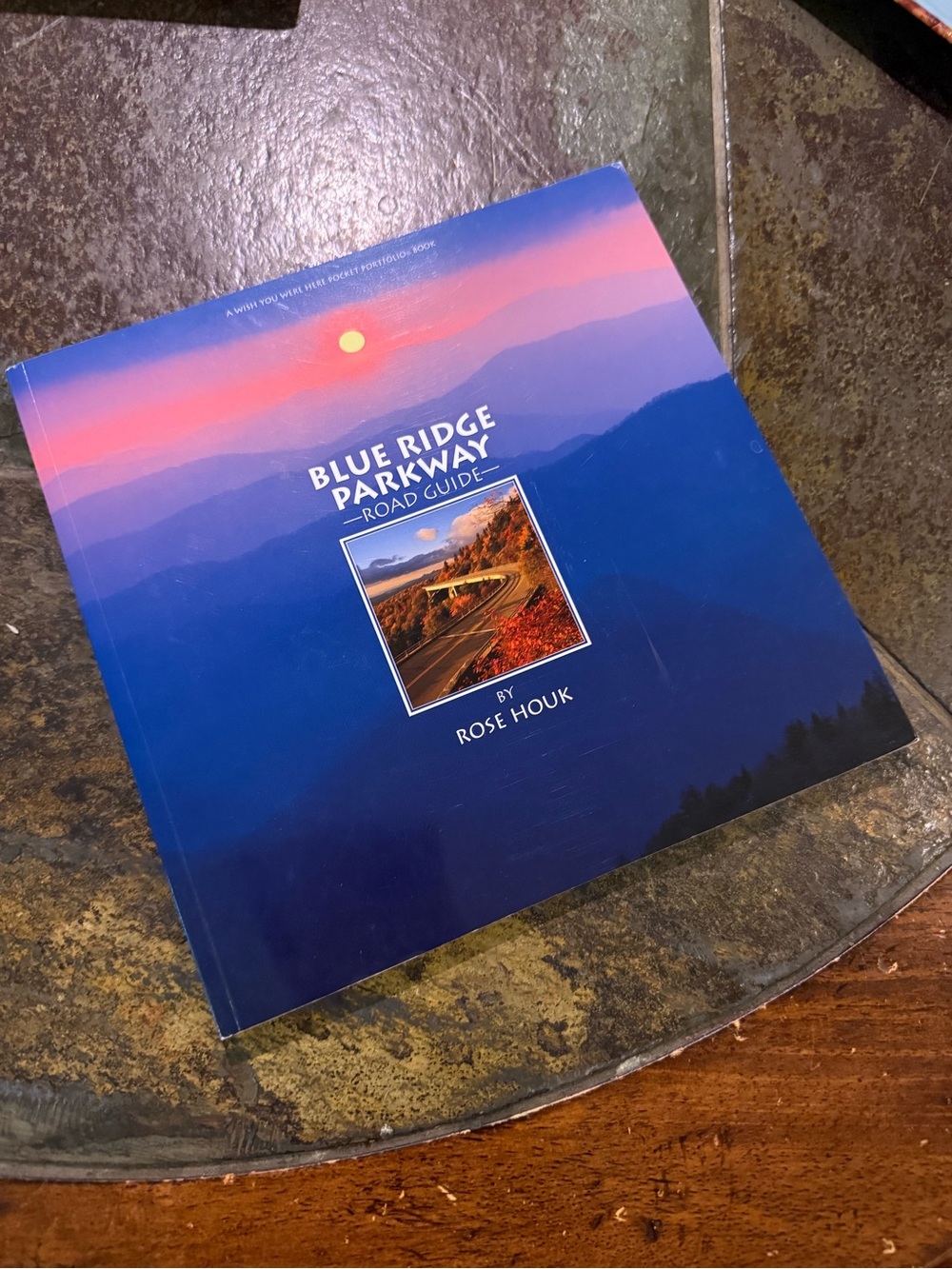 Blue Ridge Parkway Road Guide in Blue by
